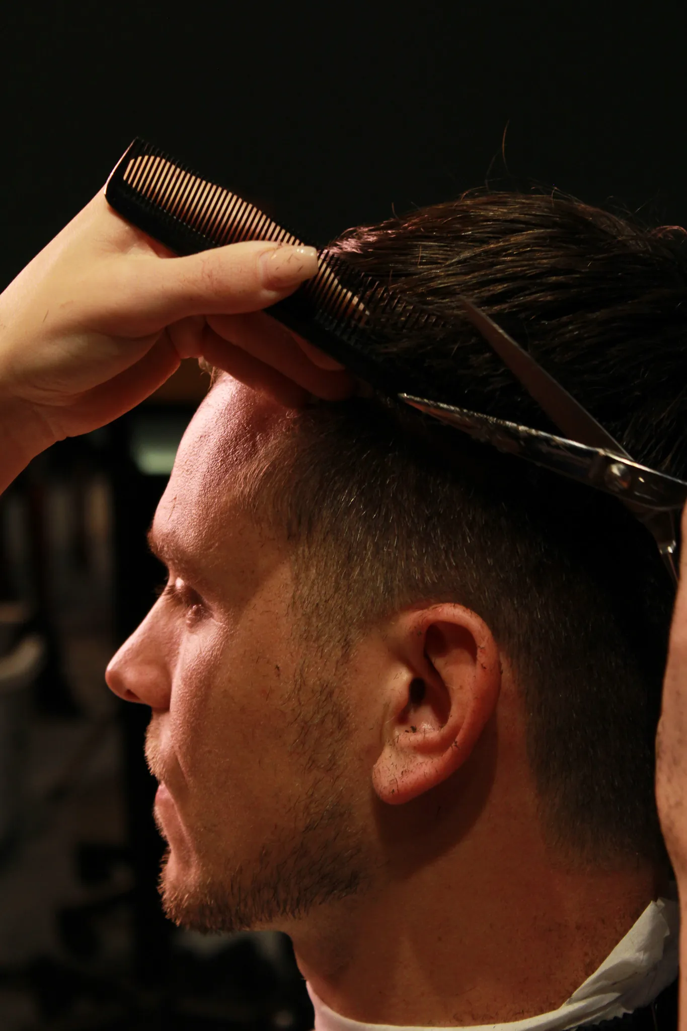 A fresh cut at Vintage Blade Barbershop, Bonita Springs